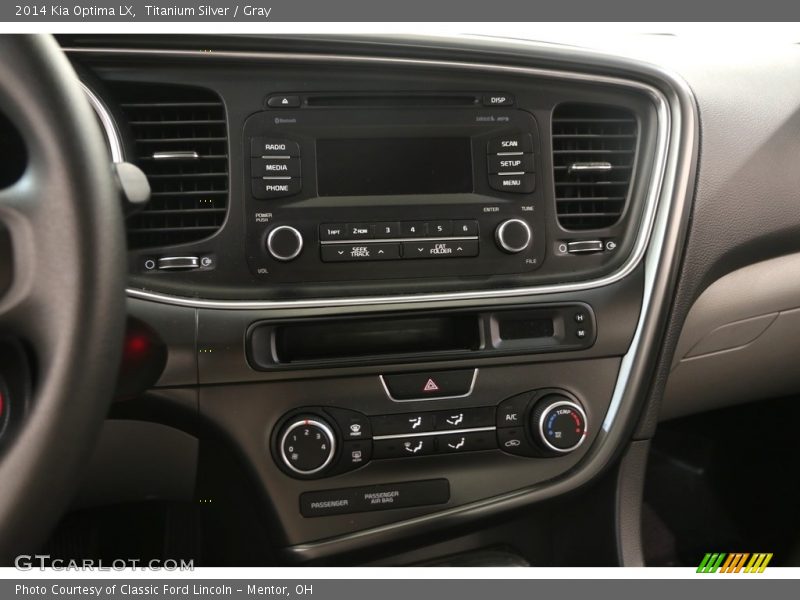 Titanium Silver / Gray 2014 Kia Optima LX