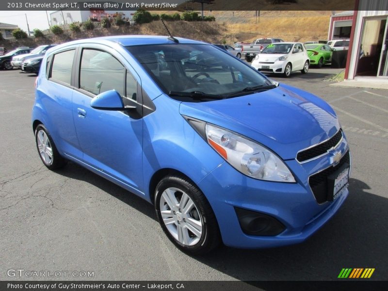 Denim (Blue) / Dark Pewter/Silver 2013 Chevrolet Spark LT