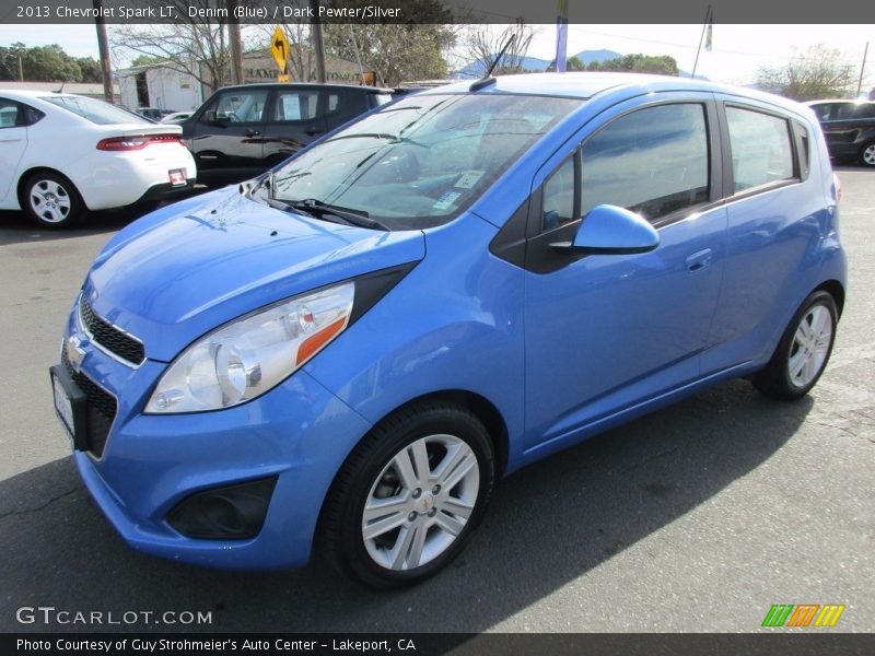 Denim (Blue) / Dark Pewter/Silver 2013 Chevrolet Spark LT