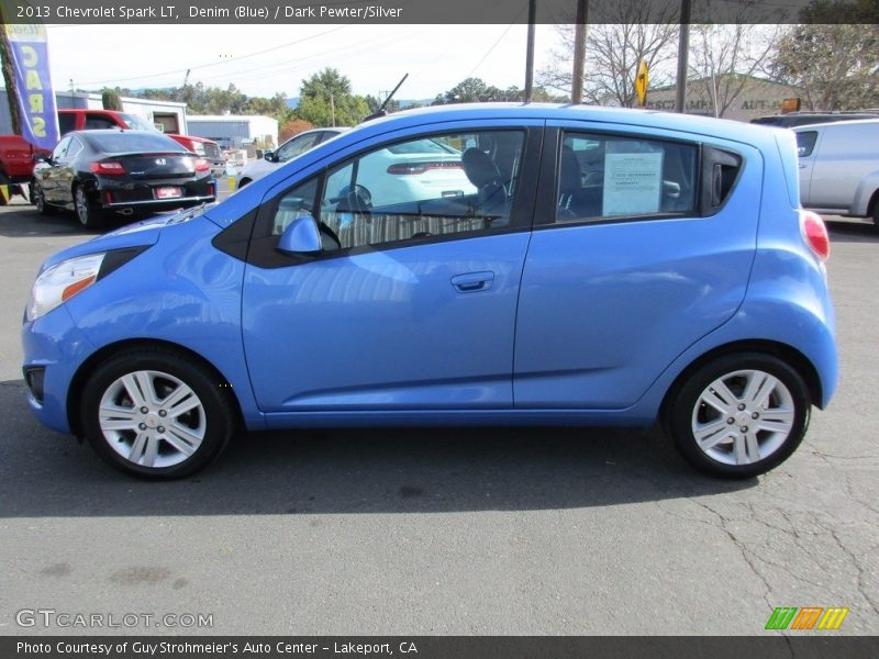 Denim (Blue) / Dark Pewter/Silver 2013 Chevrolet Spark LT