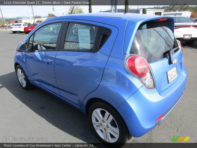Denim (Blue) / Dark Pewter/Silver 2013 Chevrolet Spark LT