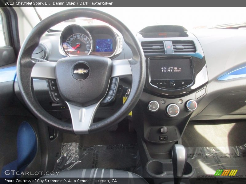 Denim (Blue) / Dark Pewter/Silver 2013 Chevrolet Spark LT