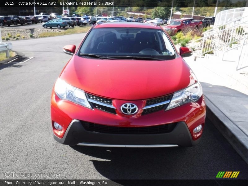 Barcelona Red Metallic / Black 2015 Toyota RAV4 XLE AWD
