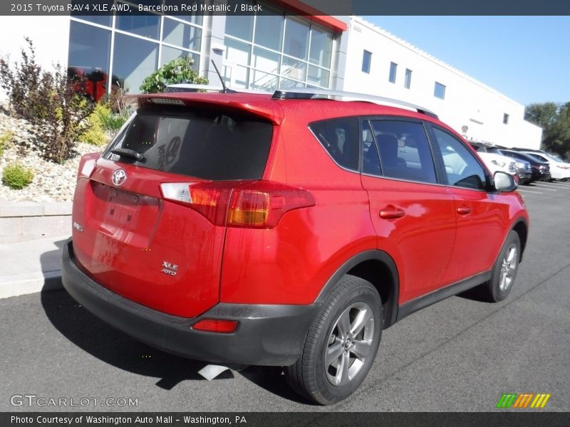 Barcelona Red Metallic / Black 2015 Toyota RAV4 XLE AWD
