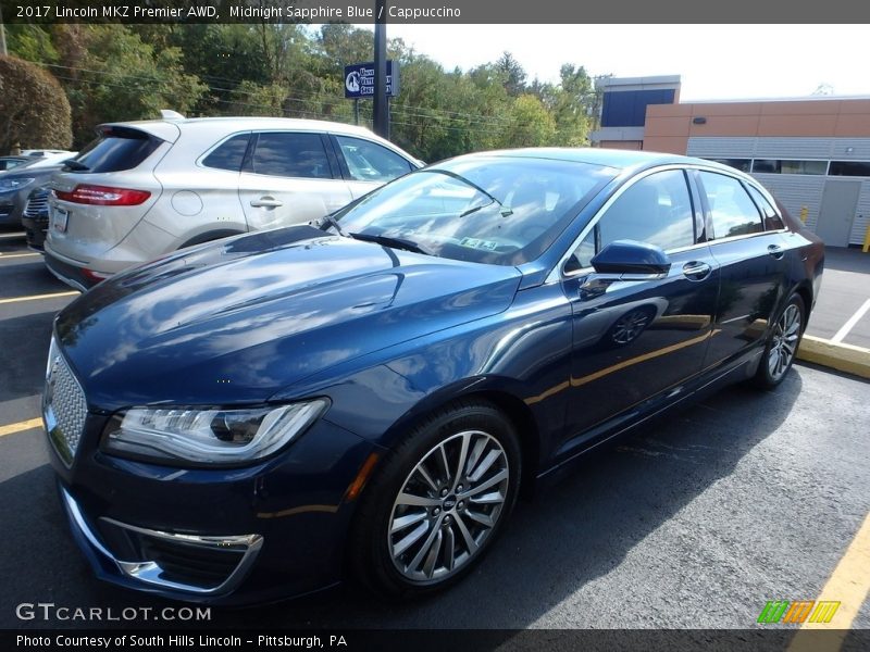 Midnight Sapphire Blue / Cappuccino 2017 Lincoln MKZ Premier AWD