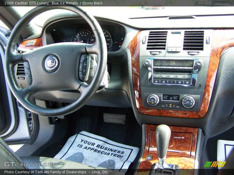 Blue Ice Metallic / Ebony Black 2006 Cadillac DTS Luxury