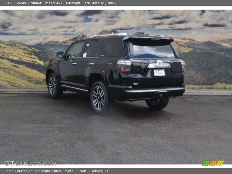 Midnight Black Metallic / Black 2018 Toyota 4Runner Limited 4x4
