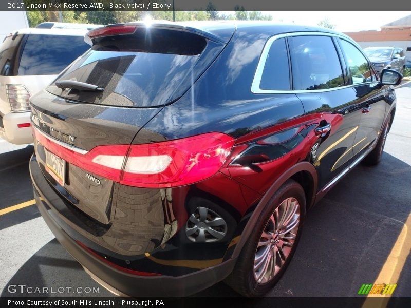 Black Velvet / Ebony 2017 Lincoln MKX Reserve AWD