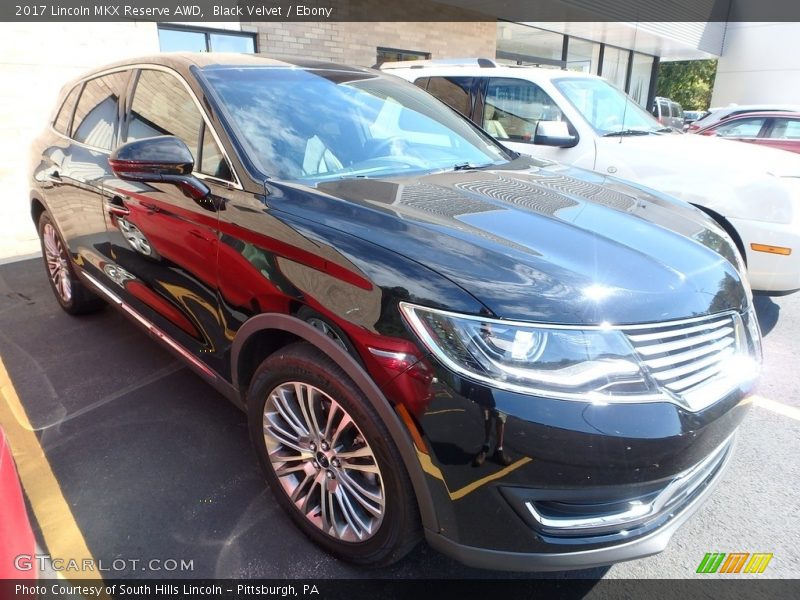 Black Velvet / Ebony 2017 Lincoln MKX Reserve AWD