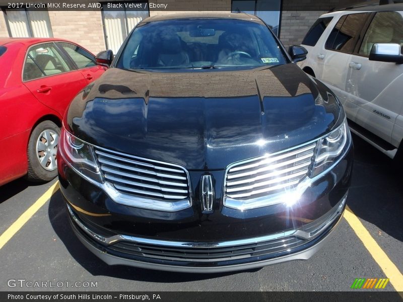 Black Velvet / Ebony 2017 Lincoln MKX Reserve AWD