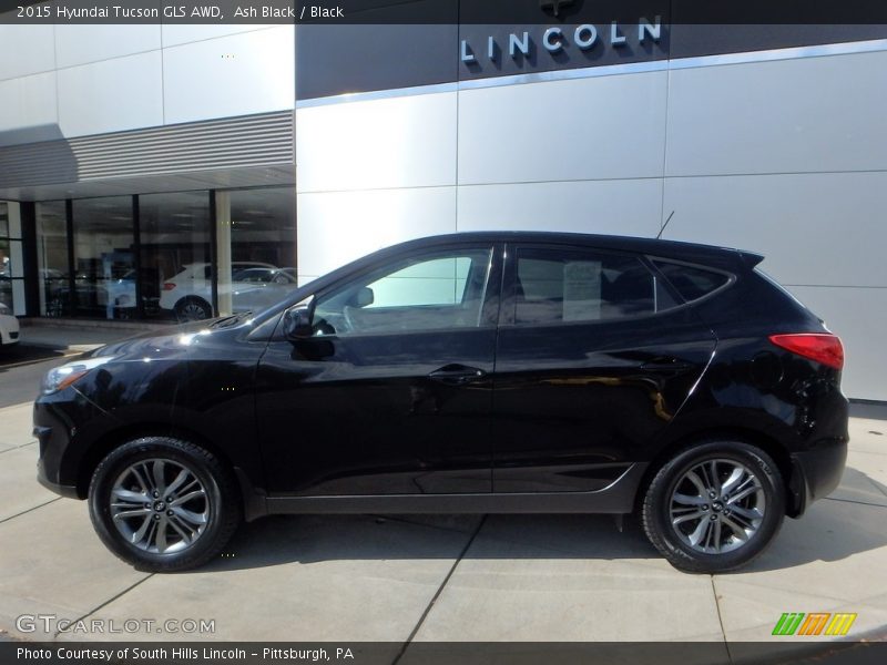 Ash Black / Black 2015 Hyundai Tucson GLS AWD