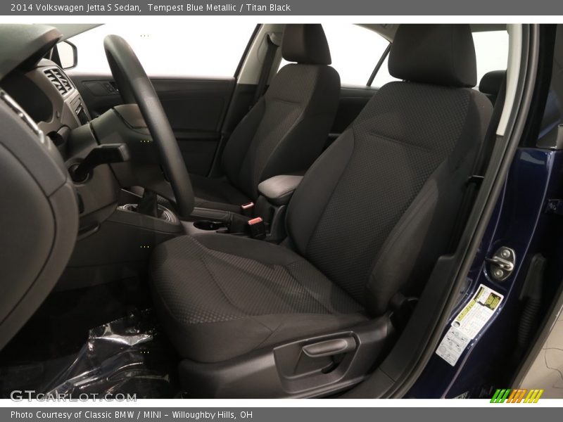 Tempest Blue Metallic / Titan Black 2014 Volkswagen Jetta S Sedan