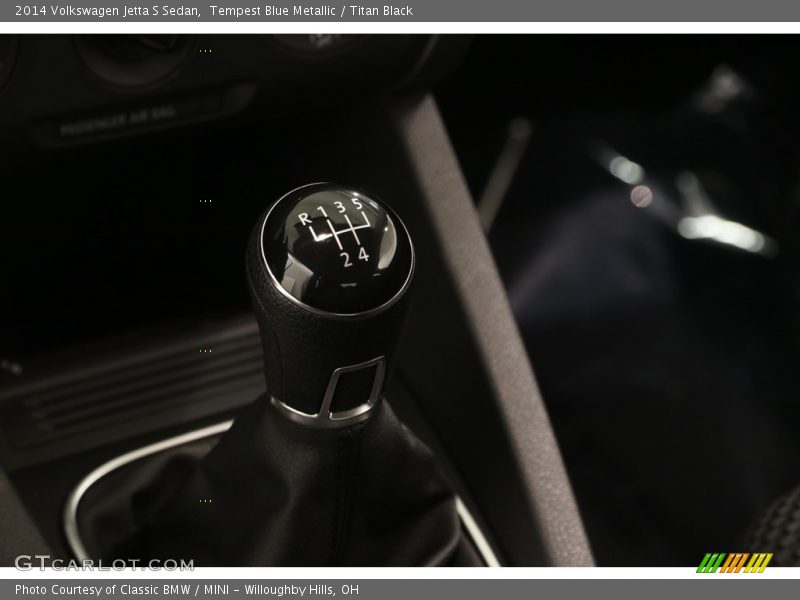 Tempest Blue Metallic / Titan Black 2014 Volkswagen Jetta S Sedan