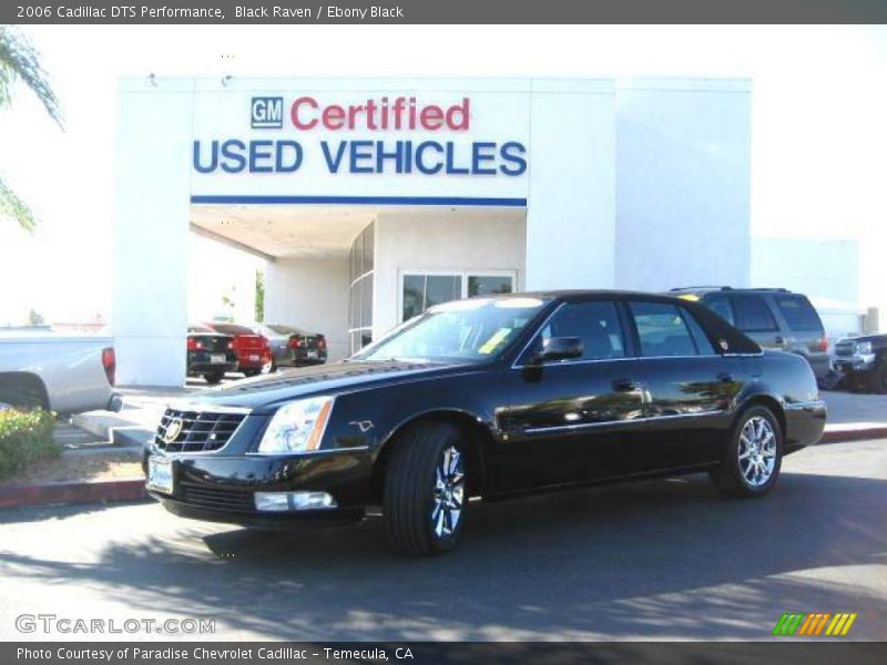 Black Raven / Ebony Black 2006 Cadillac DTS Performance