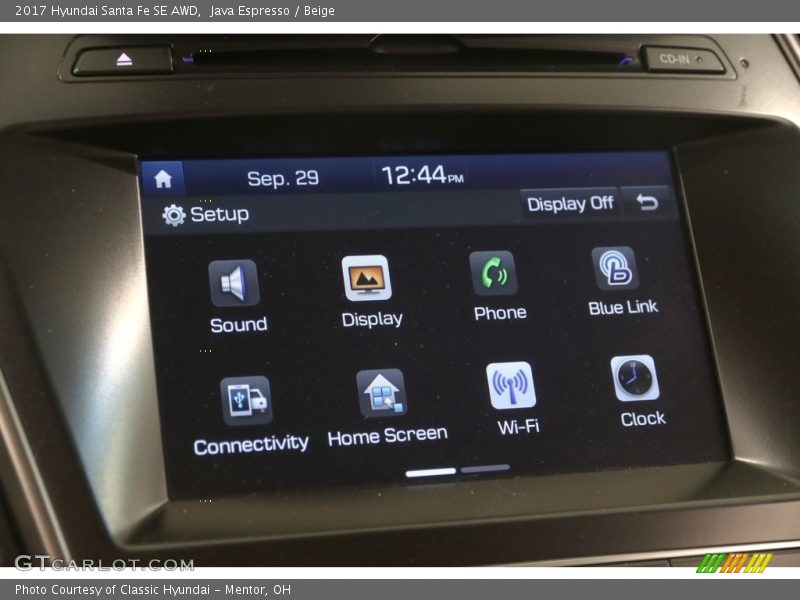 Java Espresso / Beige 2017 Hyundai Santa Fe SE AWD