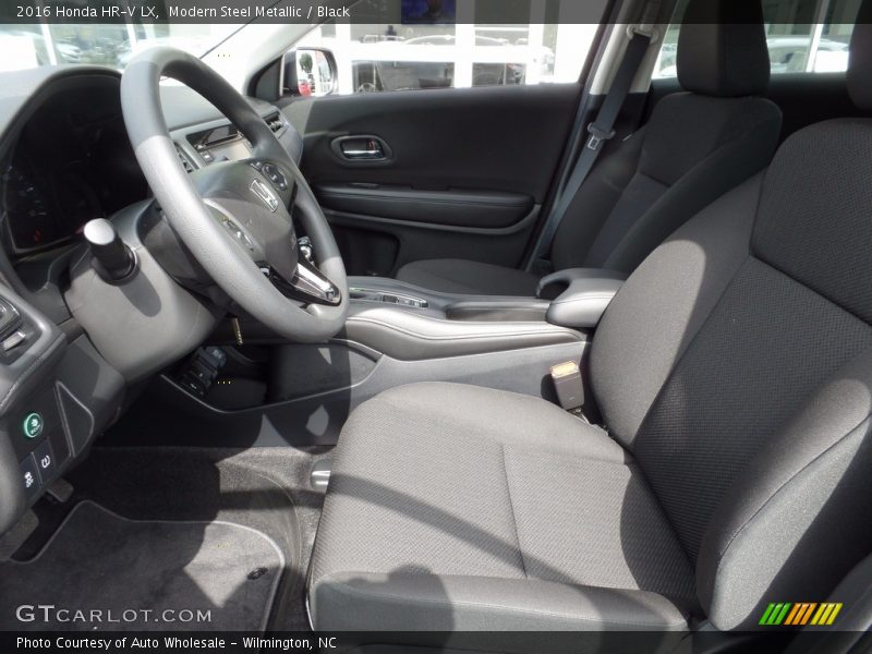 Modern Steel Metallic / Black 2016 Honda HR-V LX