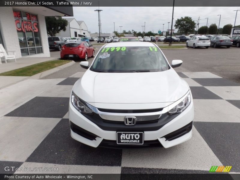 Taffeta White / Ivory 2017 Honda Civic LX Sedan