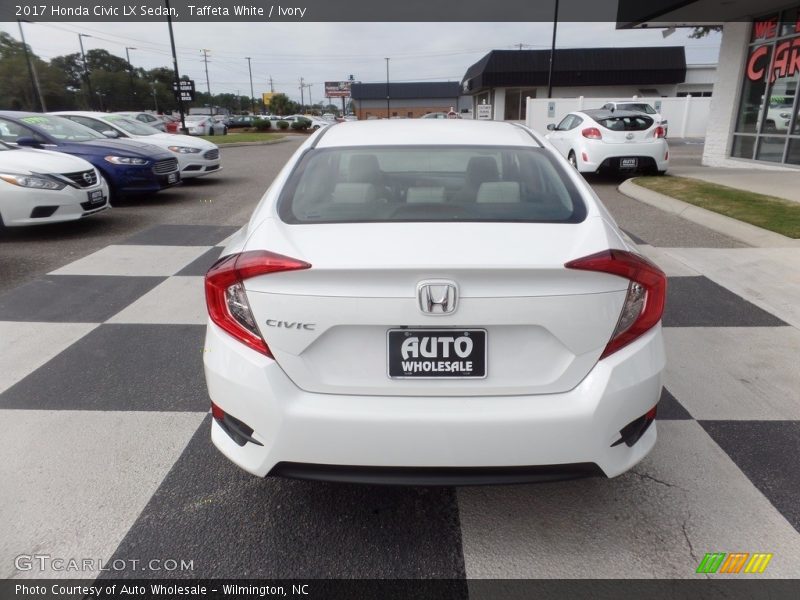 Taffeta White / Ivory 2017 Honda Civic LX Sedan