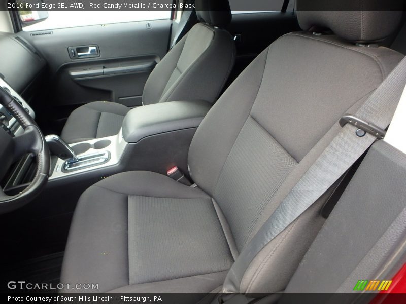 Red Candy Metallic / Charcoal Black 2010 Ford Edge SEL AWD