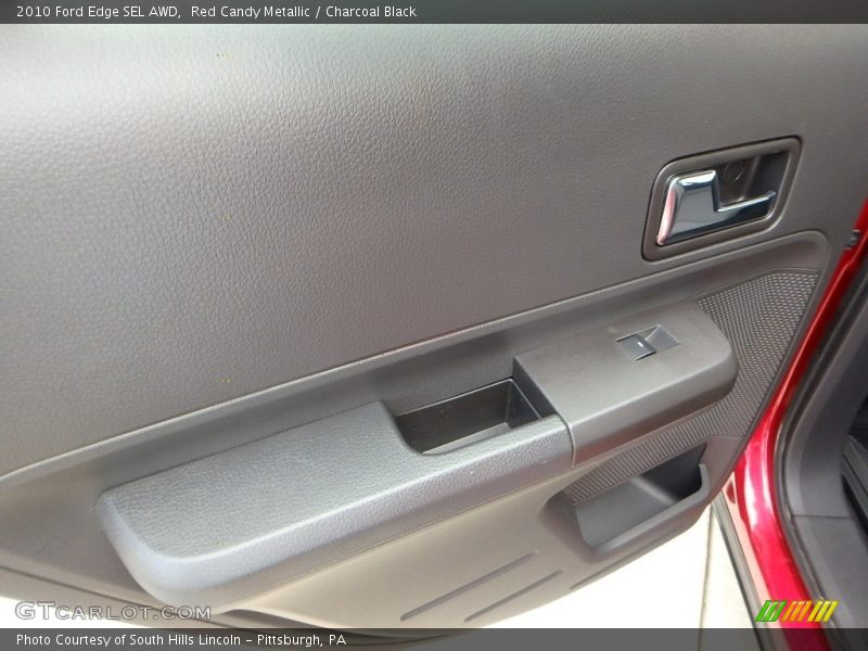 Red Candy Metallic / Charcoal Black 2010 Ford Edge SEL AWD