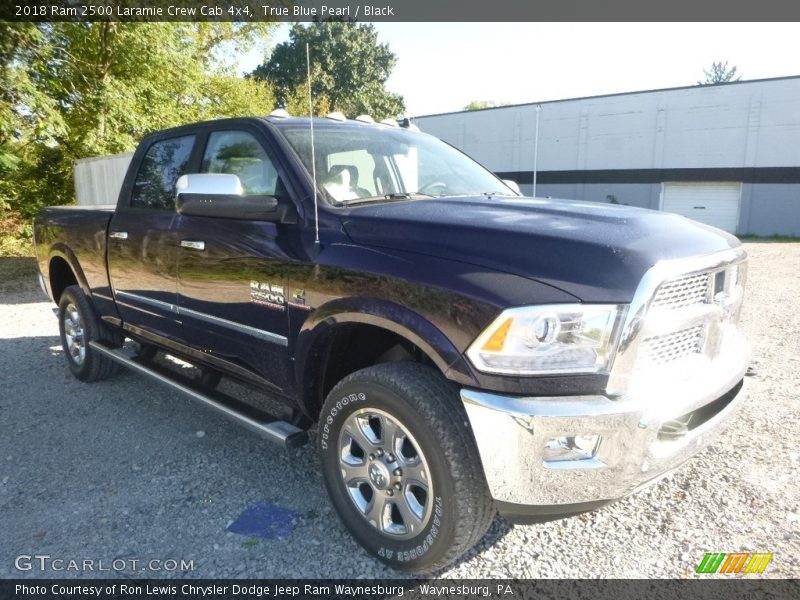 True Blue Pearl / Black 2018 Ram 2500 Laramie Crew Cab 4x4