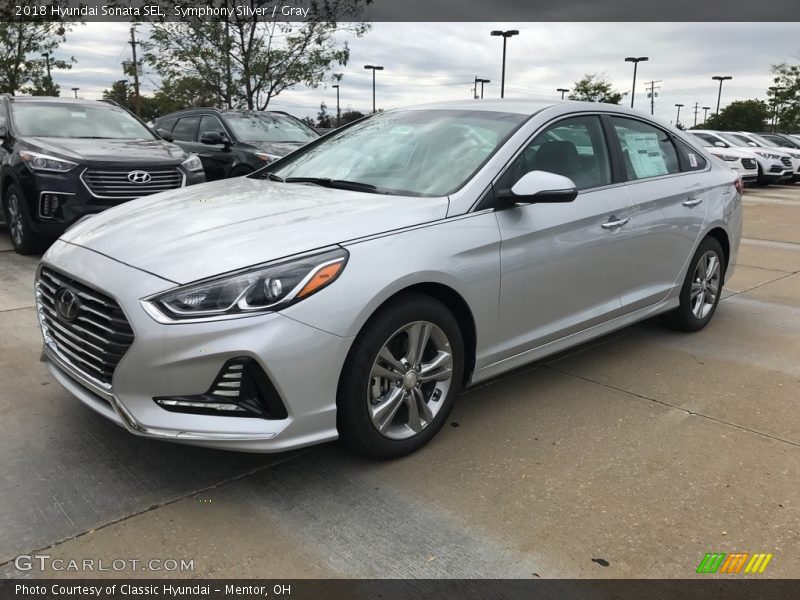 Symphony Silver / Gray 2018 Hyundai Sonata SEL