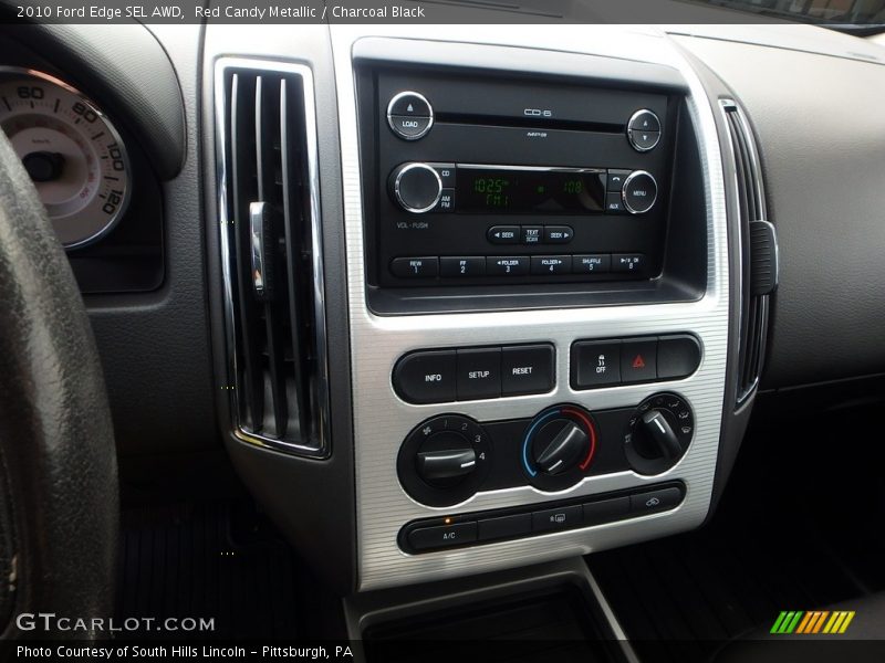 Red Candy Metallic / Charcoal Black 2010 Ford Edge SEL AWD