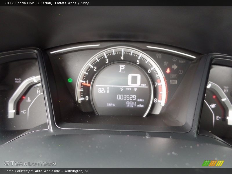 Taffeta White / Ivory 2017 Honda Civic LX Sedan
