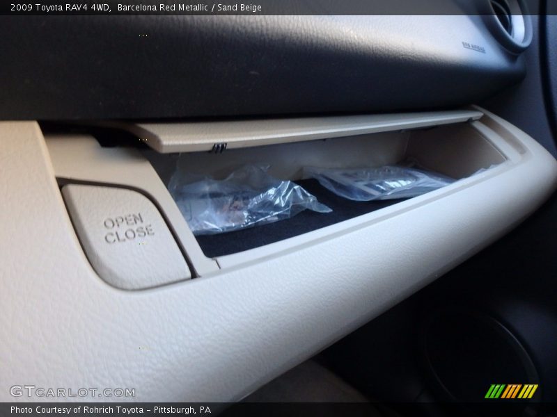 Barcelona Red Metallic / Sand Beige 2009 Toyota RAV4 4WD