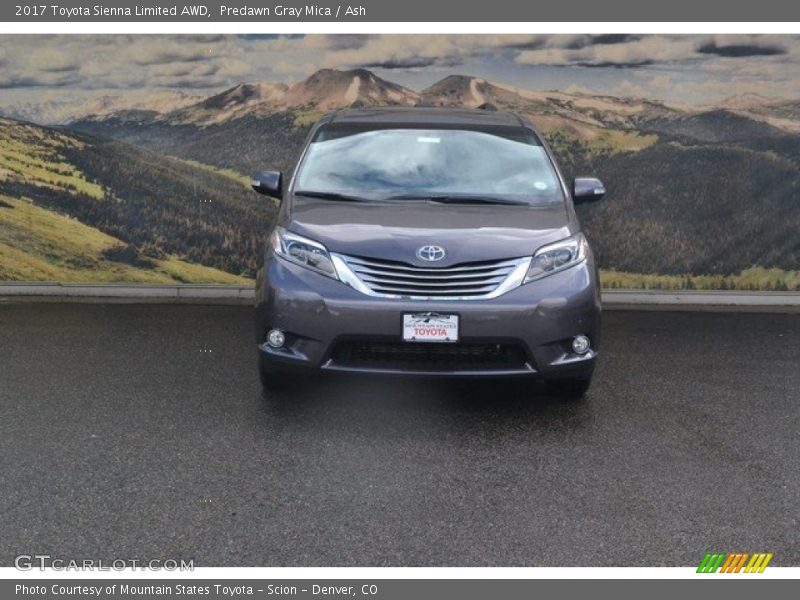 Predawn Gray Mica / Ash 2017 Toyota Sienna Limited AWD