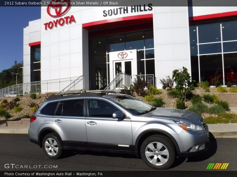 Ice Silver Metallic / Off Black 2012 Subaru Outback 2.5i Premium