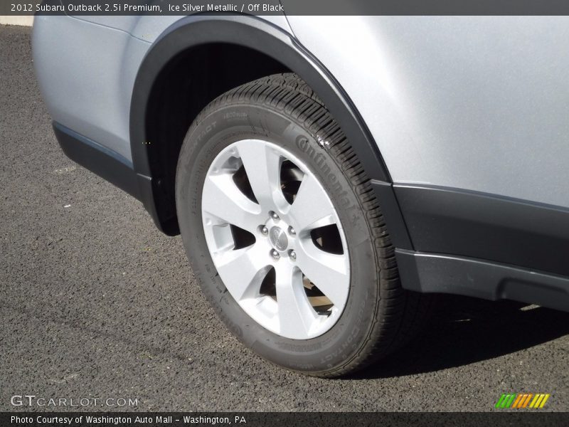 Ice Silver Metallic / Off Black 2012 Subaru Outback 2.5i Premium