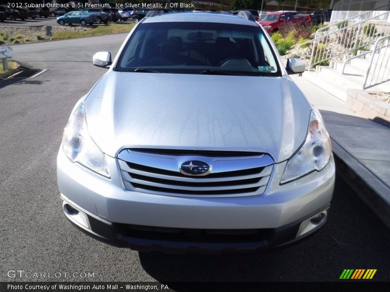 Ice Silver Metallic / Off Black 2012 Subaru Outback 2.5i Premium