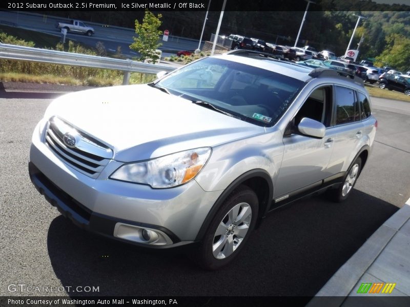 Ice Silver Metallic / Off Black 2012 Subaru Outback 2.5i Premium