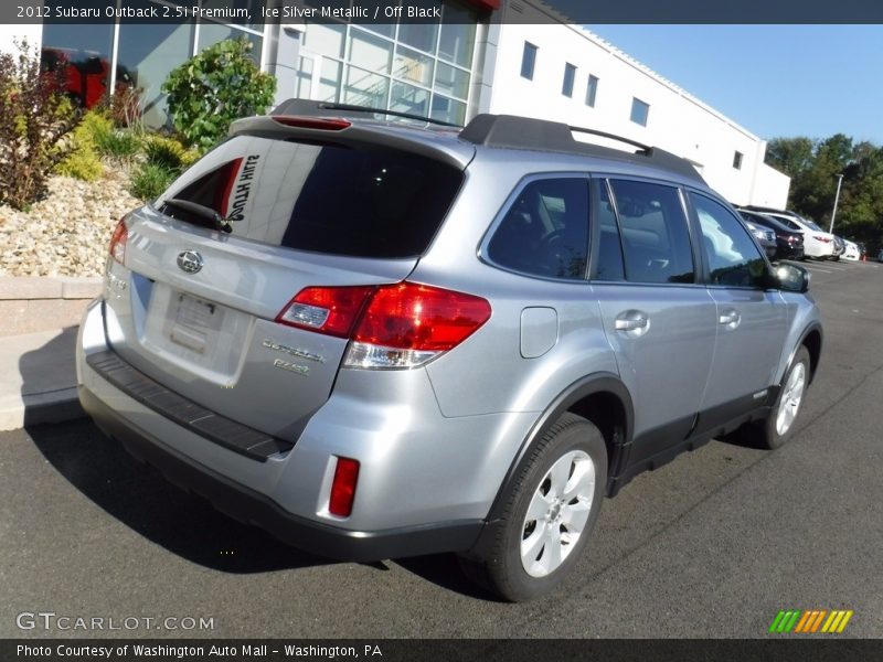 Ice Silver Metallic / Off Black 2012 Subaru Outback 2.5i Premium