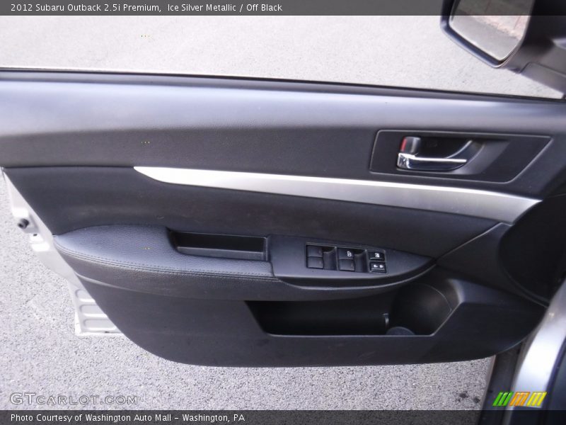 Ice Silver Metallic / Off Black 2012 Subaru Outback 2.5i Premium