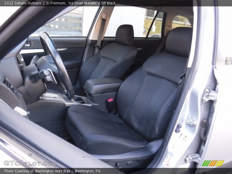 Ice Silver Metallic / Off Black 2012 Subaru Outback 2.5i Premium
