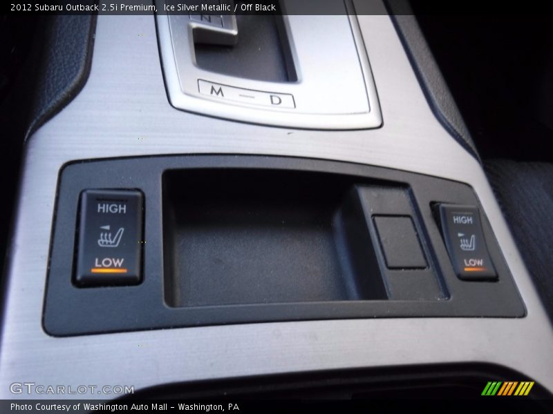 Ice Silver Metallic / Off Black 2012 Subaru Outback 2.5i Premium