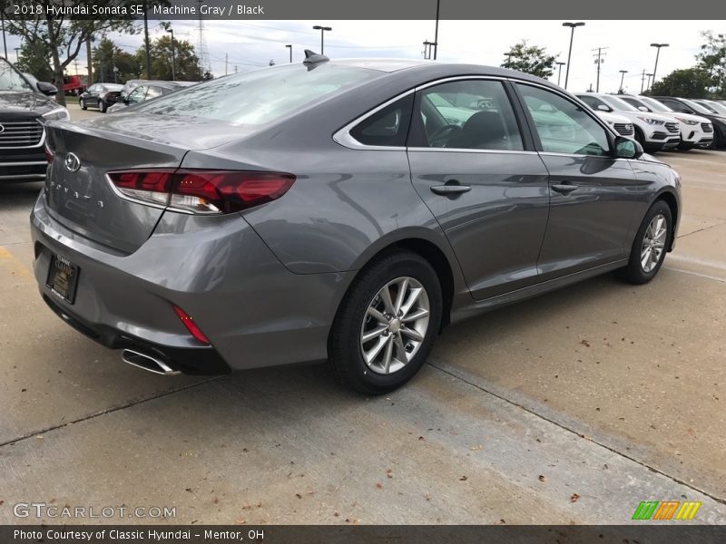 Machine Gray / Black 2018 Hyundai Sonata SE