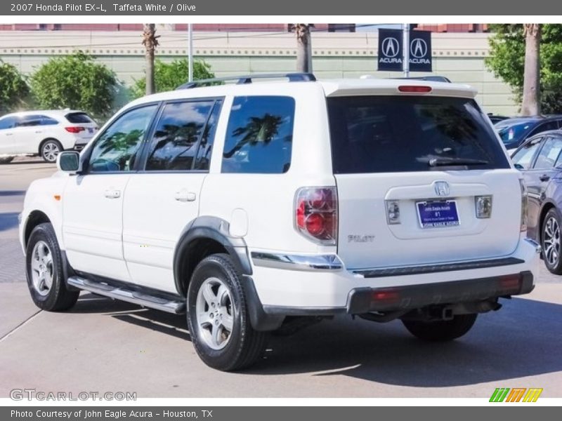 Taffeta White / Olive 2007 Honda Pilot EX-L