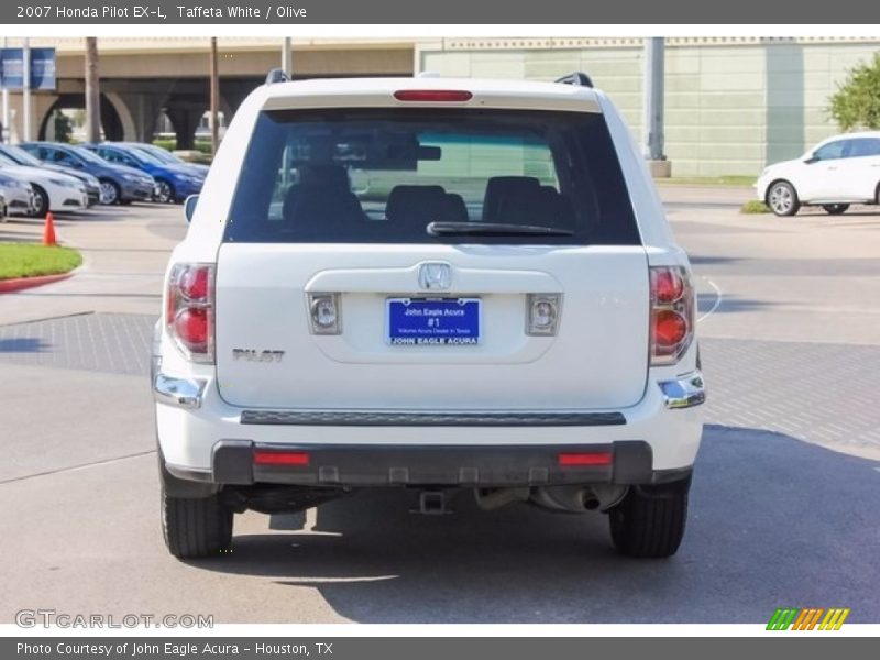 Taffeta White / Olive 2007 Honda Pilot EX-L