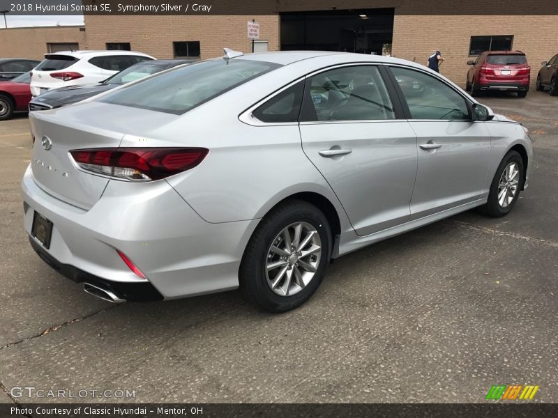 Symphony Silver / Gray 2018 Hyundai Sonata SE