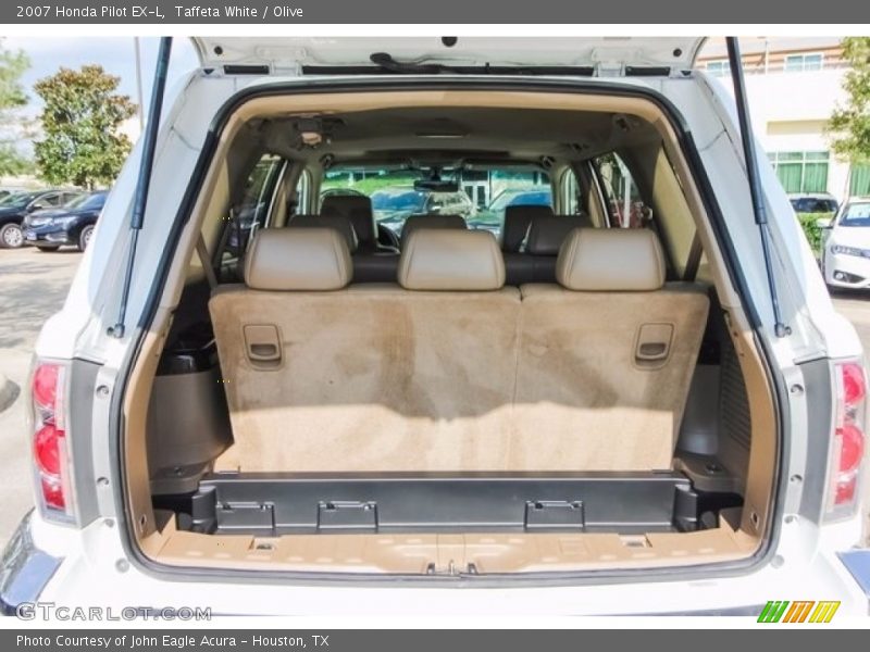 Taffeta White / Olive 2007 Honda Pilot EX-L