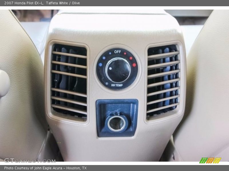 Taffeta White / Olive 2007 Honda Pilot EX-L