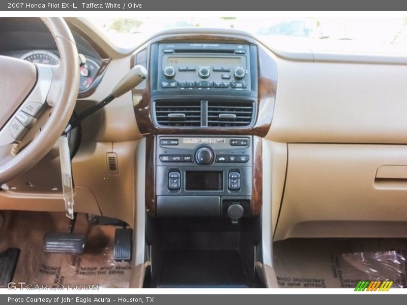 Taffeta White / Olive 2007 Honda Pilot EX-L