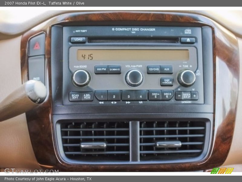 Taffeta White / Olive 2007 Honda Pilot EX-L