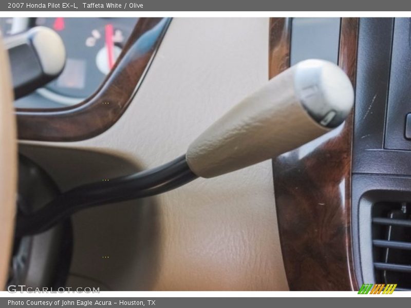 Taffeta White / Olive 2007 Honda Pilot EX-L