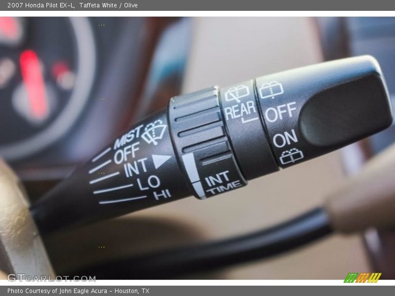 Taffeta White / Olive 2007 Honda Pilot EX-L