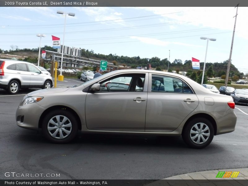 Desert Sand Mica / Bisque 2009 Toyota Corolla LE