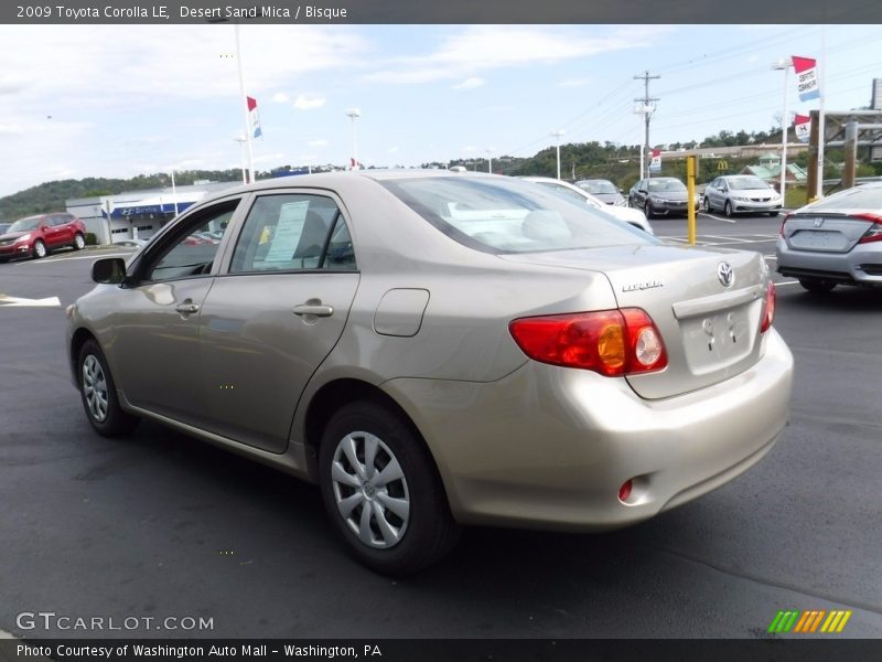 Desert Sand Mica / Bisque 2009 Toyota Corolla LE